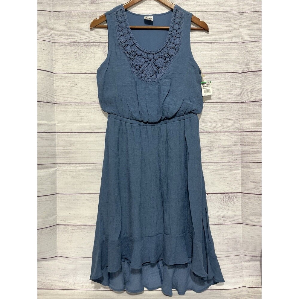Wrangler Women’s Dress Crochet Western Rodeo Size Small Blue NWT